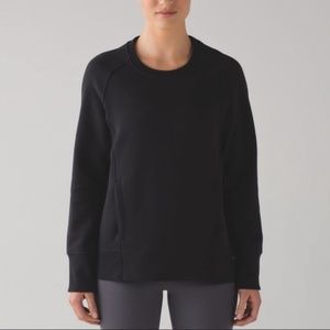 Lululemon Back To It Crew Sweater Black Size 10